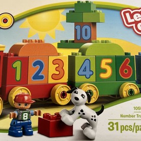 Retired!! LEGO DUPLO Number Train 10558 Learn to Count 31 pcs New! NIB! Retired!