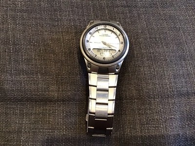 Casio AW80, Combo Watch, Telememo 30, Metal Band, 3 Alarms, 10 Year Battery
