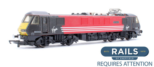 LOCO ELÉCTRICO HORNBY CALIBRE 'OO' R2048 VIRGEN CLASE 90 'MISIÓN IMPOSIBLE' 90002 | Condition: Used