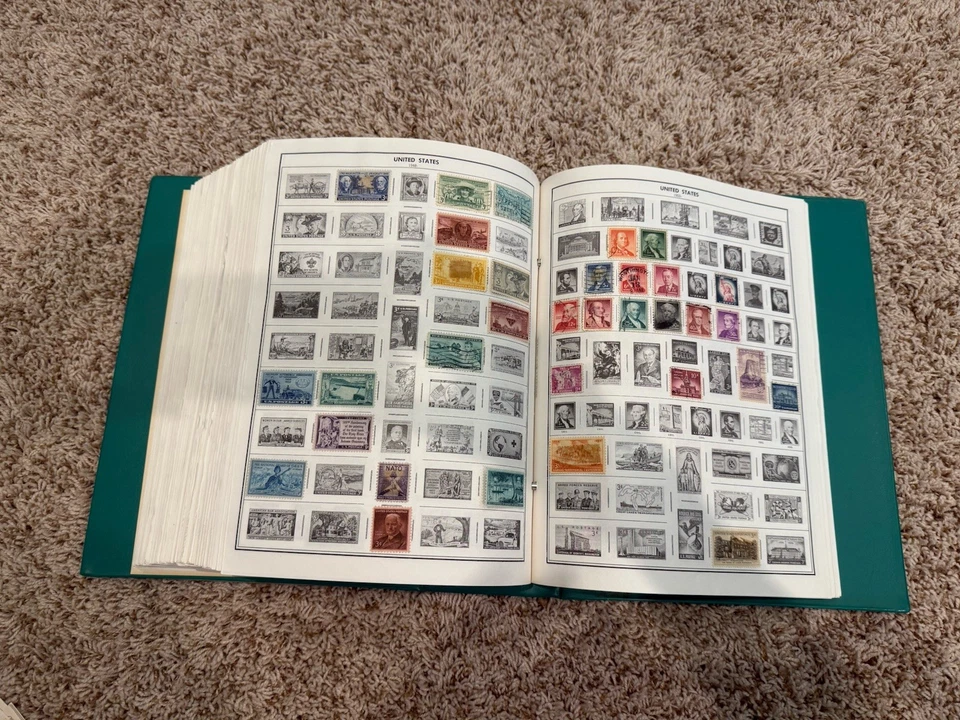 Senior Statesman World Stamp Album and Collection of 100s of Worldwide Stamps - Image 2 of 4