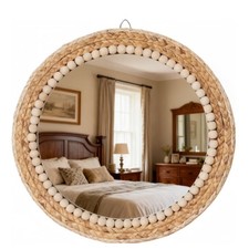 15 Boho Handmade Wall Mirror for Bathroom Ent...
