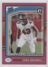 2024 Panini Donruss Optic Rated Rookie Pink Prizm Chris Braswell #220 05nw