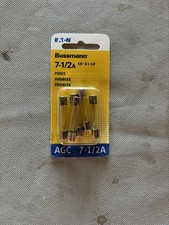Bussmann BP/AGC-7.5-RP Glass 7.5A 250V Tube Fuse 1/4 Dia. in. (Pack of 5)