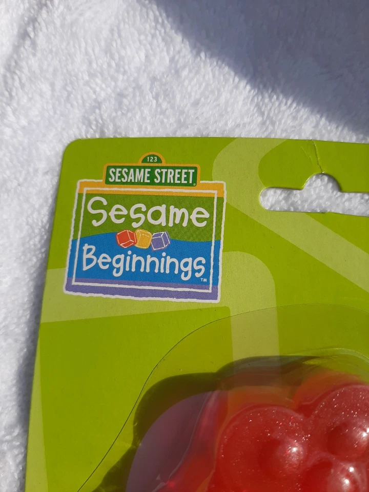 2 SESAME STREET BEGINNINGS 1 RED 1 blue ELMO TEETHER TOY. 0-18M new i package - Image 3 of 4