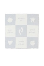 Barefoot Dreams Baby Blanket Blue Cozy Chic Cuddle Receiving Blanket 80x30