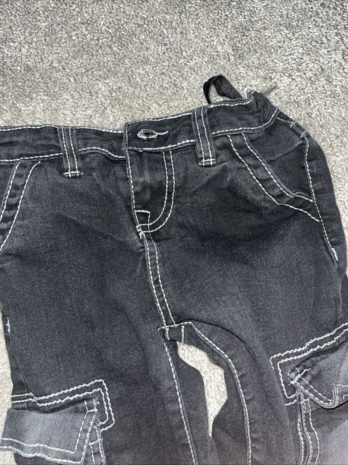 True Religion Kids Ricky Black Size 7 thumbnail 4