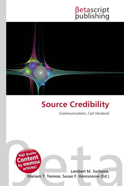 Lambert M. Surhone (U. A.) | Source Credibility | Taschenbuch | Englisch (2026)-image
