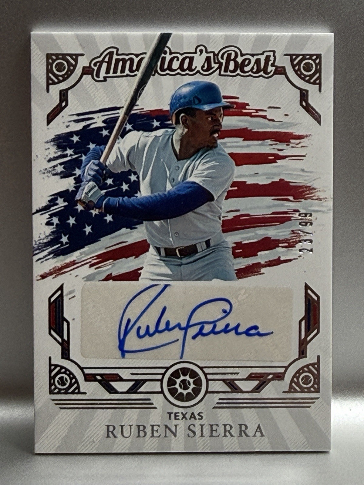 2025 Panini Boys of Summer - America's Best Signatures Ruben Sierra /99