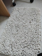 Next Cream Bobble Bath Rug Mat