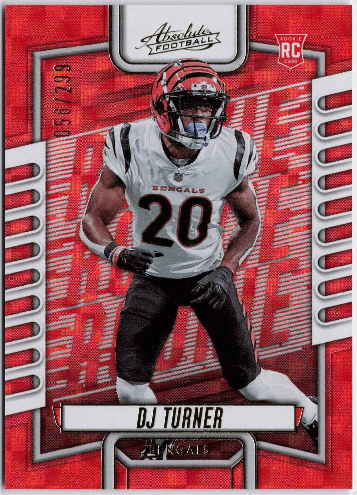 DJ Turner Panini Absolute #175 Orange Mosaic