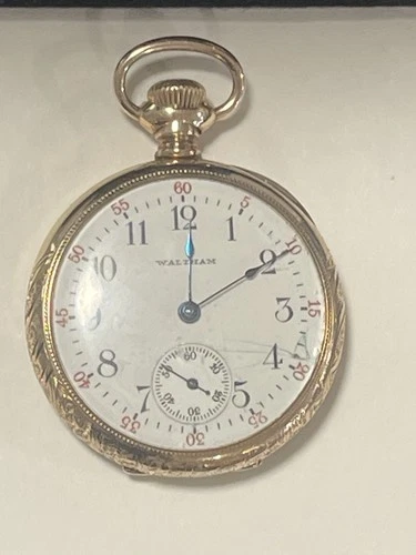 Antique Waltham Pocket Watch 14k Keystone Case 18s 1890 15j  Not Running