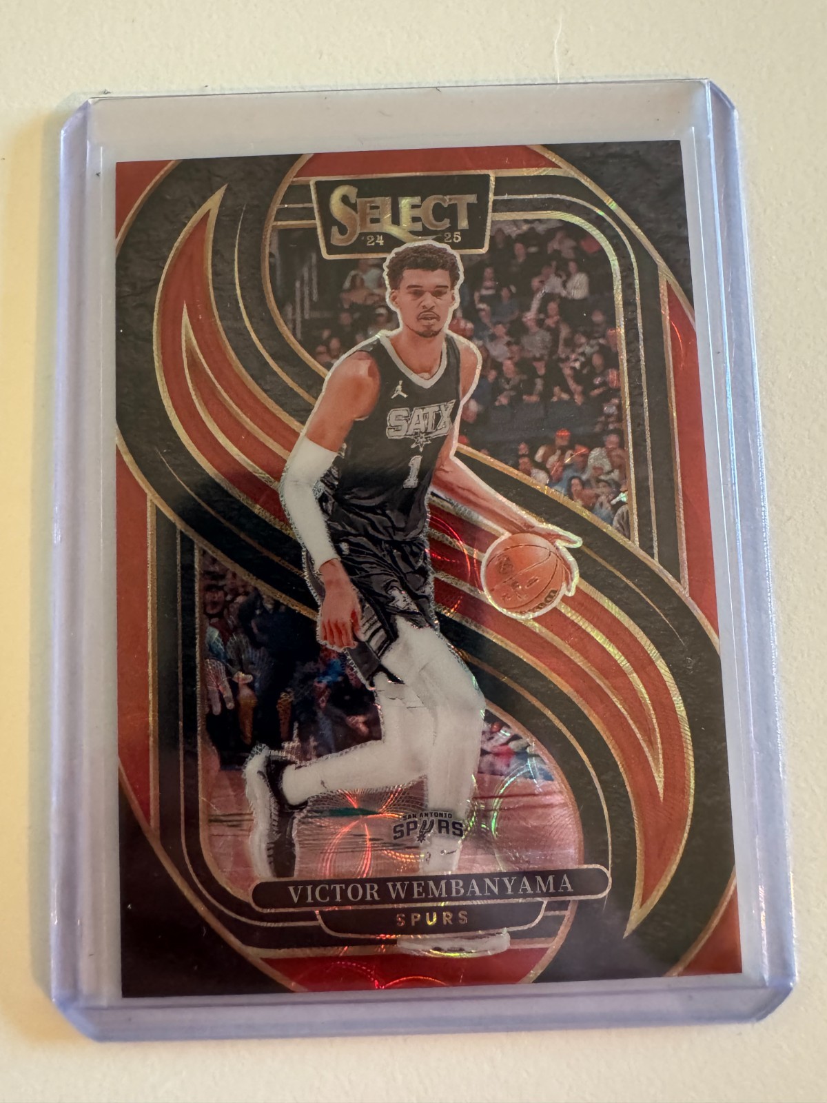 2024-2025 Select Victor Wembanyama Premier Level Red Scope /249