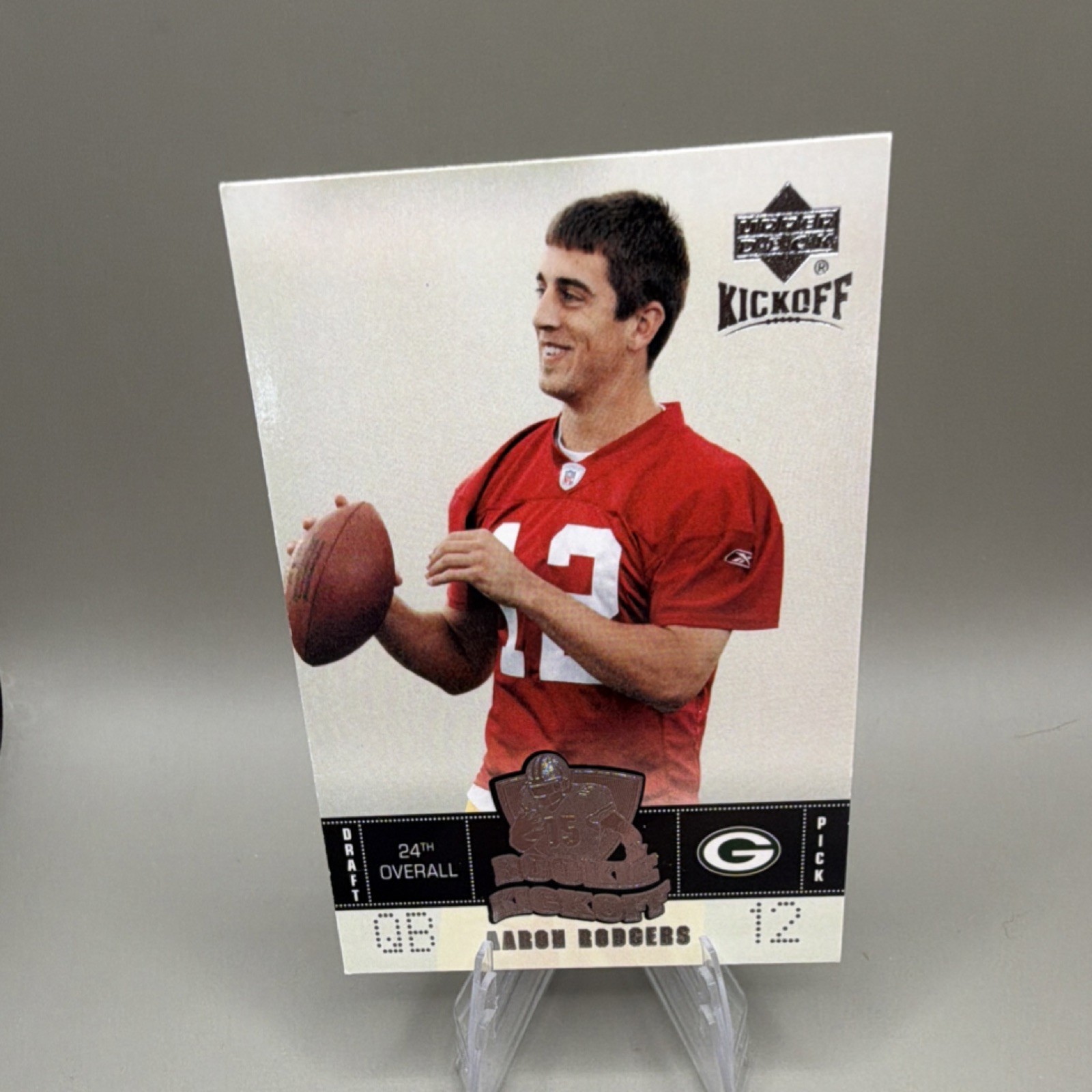2005 Upper Deck Kickoff Aaron Rodgers Rookie #91 Green Bay Packers Football