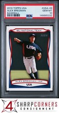 2010 TOPPS USA BASEBALL #USA-49 ALEX BREGMAN RC PSA 10
