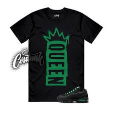 Air Max 95 Green Shock Big Bubble Black OG T Shirt Match Match Q1