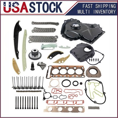 Engine Rebuild Timing Cover Kit Fit Audi VW 1.8T 2.0T Jetta A4 EA888 CCT CAB CDH