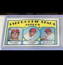 Topps 1972 Rookie Stars Astros Bill Greif J.R. Richard Ray Busse #101