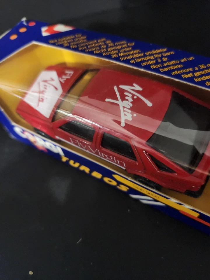 Corgi 1986 Saab 9000Fly Virgin In Orginal Box - Image 4 of 4