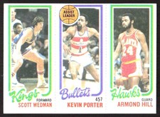 5320H 1980-81 Topps #25 / 131 / 244 Scott Wedman / Kevin Porter / Armond Hill
