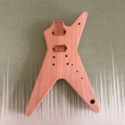 DIY Dean Electric Guitar Kit Mahogany Body Maple fretboard BK part bolt on 22F — photo 8