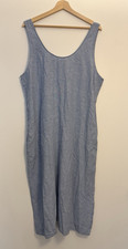 M&S Collection Linen Blend Chambray Midi Shif...