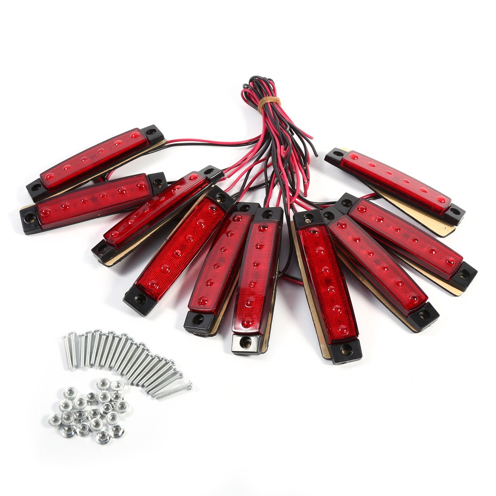 10 LED Side Marker Lamp Durable High Brightness For Truck Van Trending