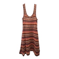 Free People Multicolor Striped Wool Blend Knit Tank Dress-Size XS