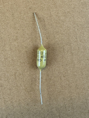 NOS Vintage Mullard .022 uf 400v Mustard Capacitor TESTED Epiphone Marshall B0P