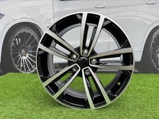 4X R17 Pouce 5X112 VW Seville Style Noir Poli Roues : Pour Golf Arteon