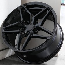 18 Mrr Flow Forge M755 Fit Corvette Wheels 18x1018x12 5x120.65 3050 Black Sta