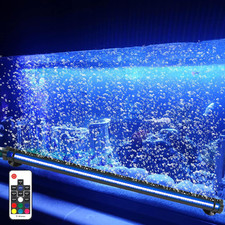 Submersible Fish Tank Aquarium Light: Underwater Aquarium Bubble Lights with Adj