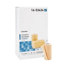 McKesson Elastic Self-Adherent Cohesive Bandage Beige Sterile 4" x 5 Yd 1 Ct