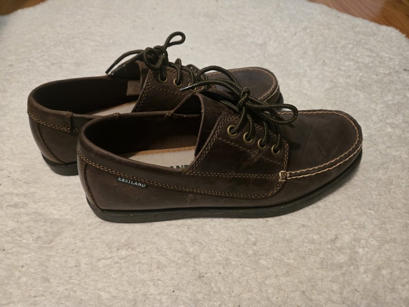 Eastland Men's Falmouth Four Eye Camp Moc Oxford  9.5 Wide 