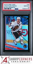 2013 O-PEE-CHEE BLACK RAINBOW #49 JONATHAN TOEWS #/100 POP 6 PSA 10