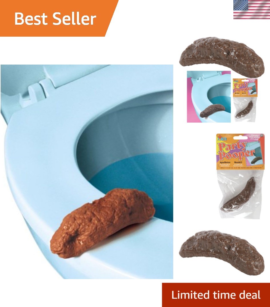 Loftus Gross 4" Realistic Fake Poop Toy - Perfect Gag Gift for Kids & Adults