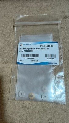NEW! Sciencix CTS-11119-02 Head Plunger Seal, 2/pk (comp. Waters 700002599)