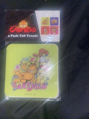 Nickelodeon Garfield & Odie 4-Pack Non-Slip Tub Treads Bathtub Stickers