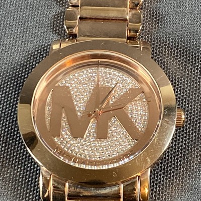 New Michael Kors Oversized Rose Gold Tone Mk3463 Watch | eBay display picture 3