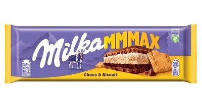 Milka MMMAX Schoko & Keks Schokolade 300g - Schokoladentafel mit knusprige Kekse
