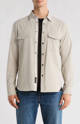NEW Rag & Bone CPO Aged Taupe Stretch Overshirt Jacket Sz XS NWT $398