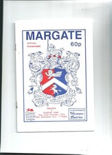 MARGATE v SUDBURY TOWN 1993-94