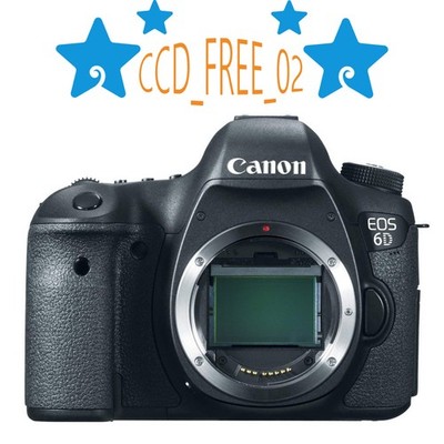 Canon EOS 6D Digital SLR Camera Body Only 20.2MP Built-in Wi-Fi Viewfinder Black