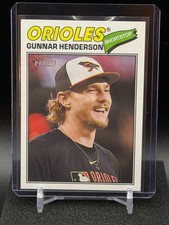 Gunnar Henderson 2026 Topps Heritage Image Variation #287 - Baltimore Orioles