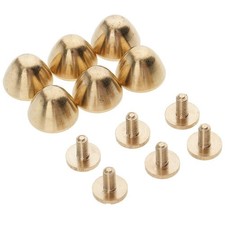 6 Pieces Screw Stud Rivet Spikes Punk Rock DIY For