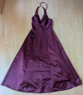 Abendkleid mit Stola Ballkleid Brautjungfern v. POLY (USA) Größe L/40 Bordeaux