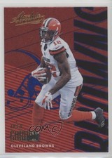 2018 Panini Absolute Spectrum Blue Josh Gordon #23 g6p
