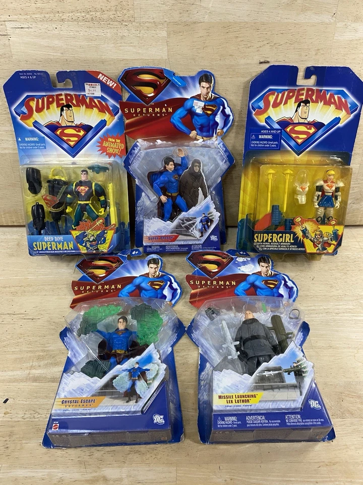 NEW 1990s Superman Superwoman Villains Action Figure Lot Of 5 (FREE SHIPPING) - Image 2 of 4