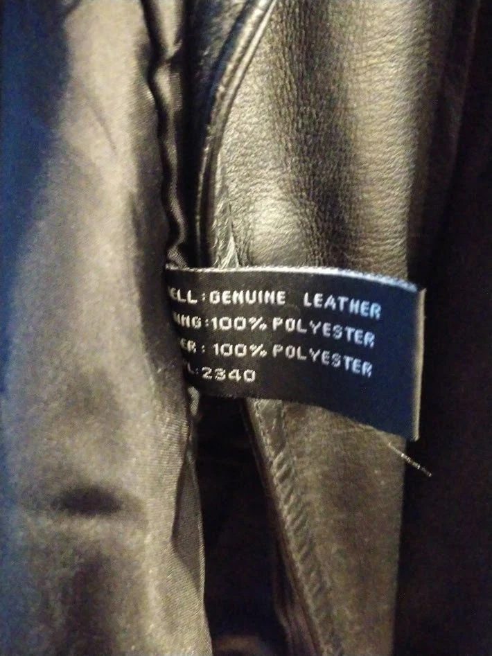 FRANKLIN ALLEN LEATHER JACKET SIZE XL BRAND NEW GREAT GIFT! - Image 4 of 4