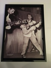 Elvis Presley(Circa 1956)-A4 framed picture