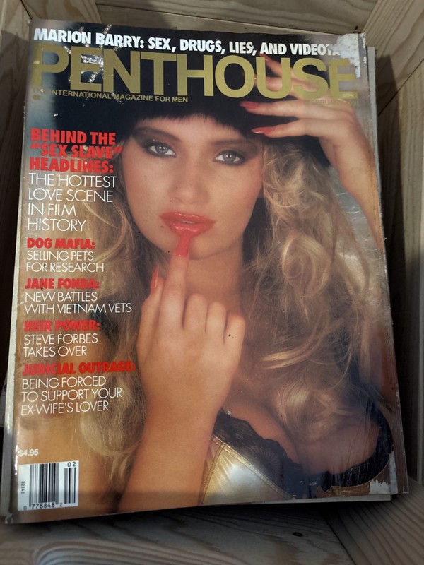Penthouse February 1984 Vol 20 Issue 2 Illustrated Marion Barry Jane Fonda
